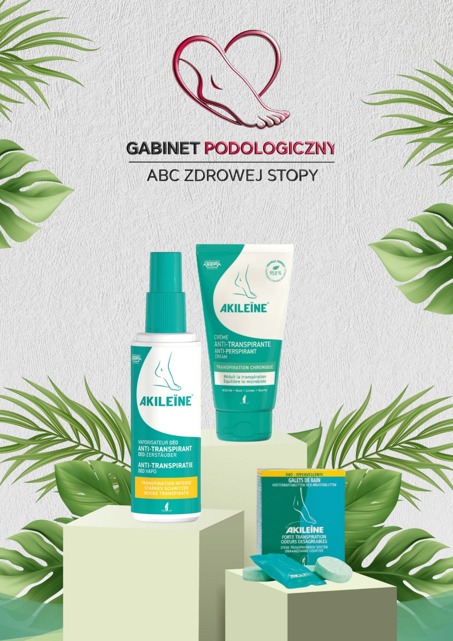 Pakiet Podologiczny Fresh Balance/nadpotliwość 
+ Broszura informacyjna